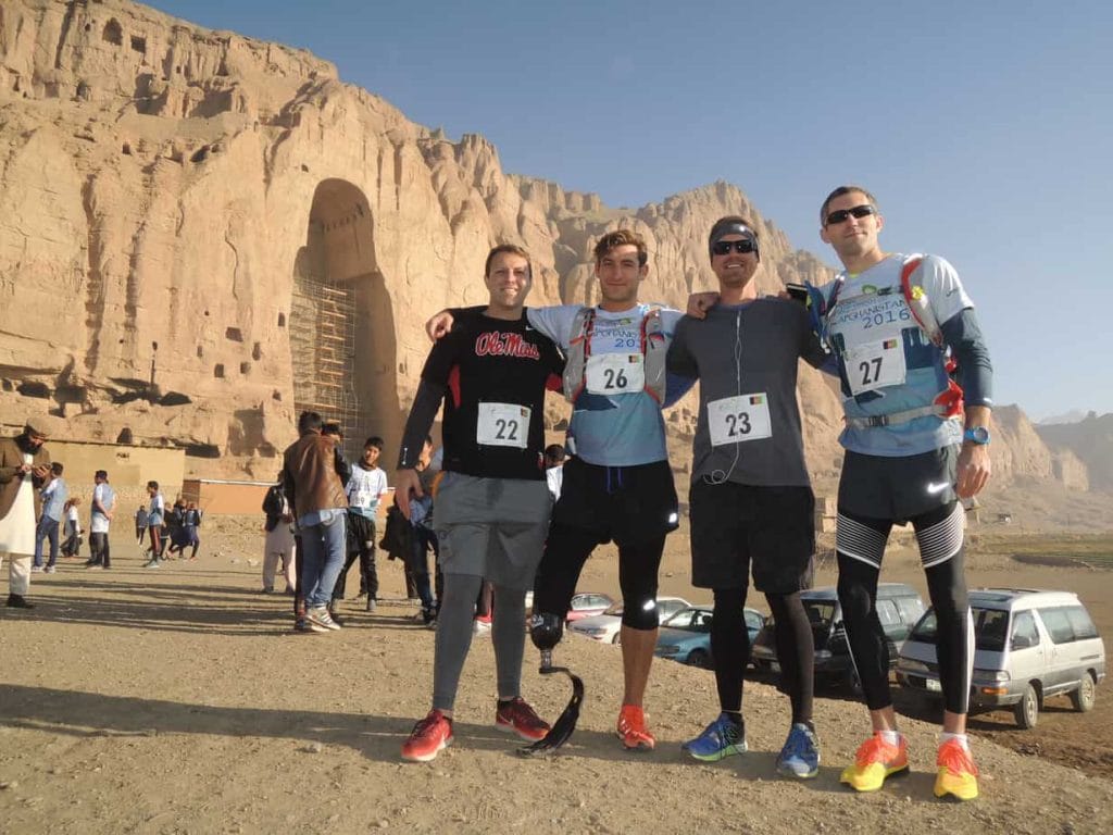 Runners at the Marathon of Afghanistan
