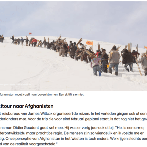 Article about Untamed Borders' annual ski tour trip in Afghanistan