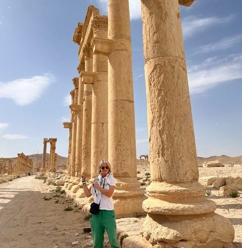 A guest in Palmyra, Syria
