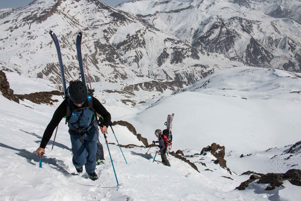 Guiding guests on the first every ascent and descent of Mt Halgurd, Iraq's tallest mountain
