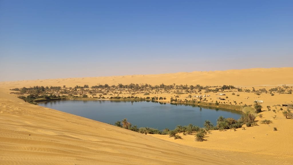 Lake Gebroun, South of Libya