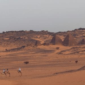 Nubian pyramids of Meroë, Sudan