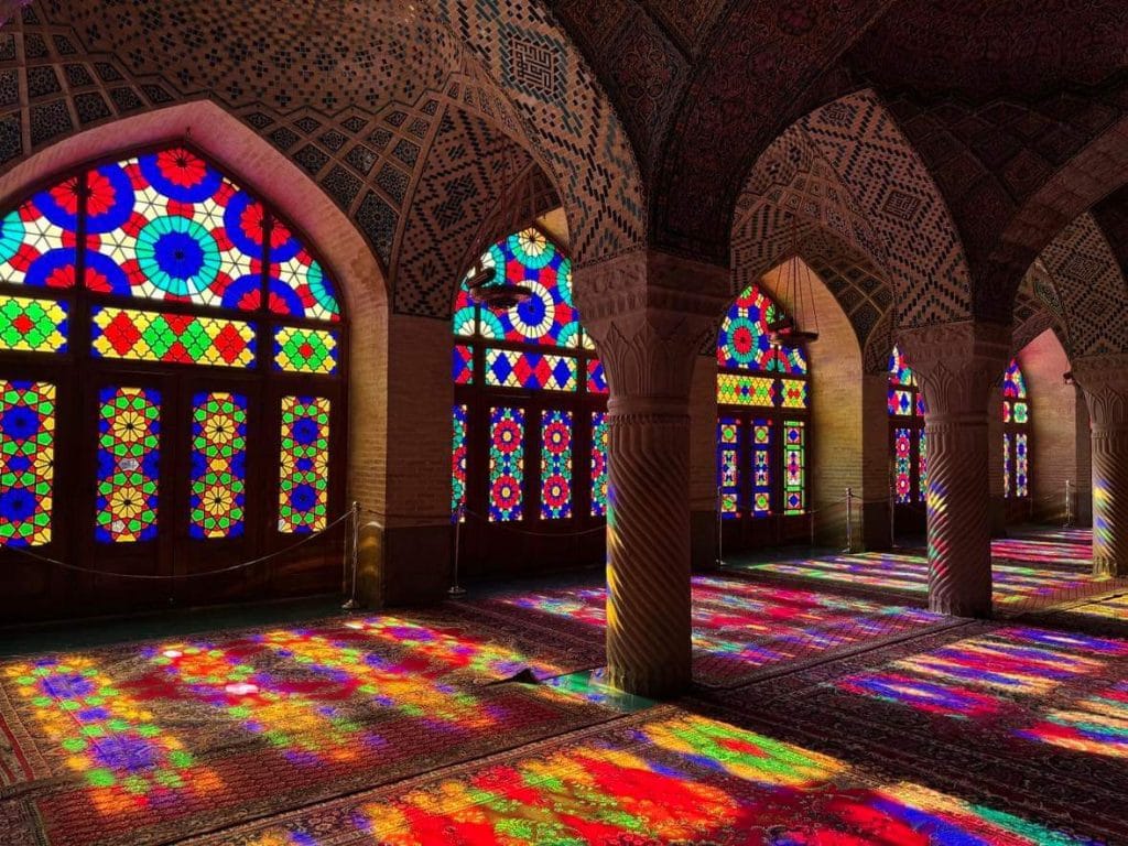 Nasir al-Mulk Mosque, "Pink Mosque", Shiraz, Iran.