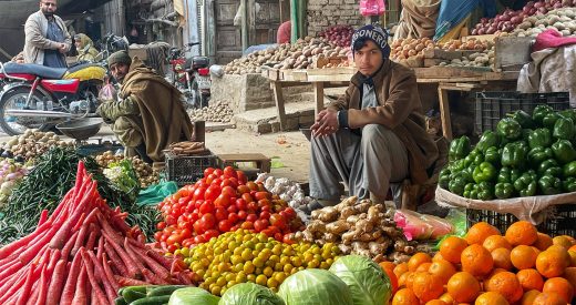 Peshawar vegetable bazaar, Pakistan