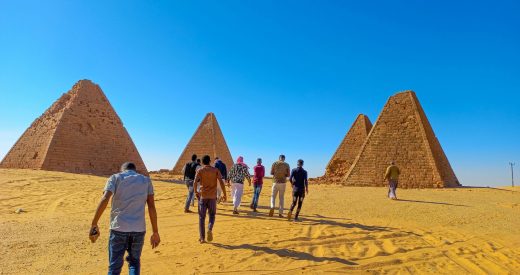 Nubian pyramids of Meroë, Sudan